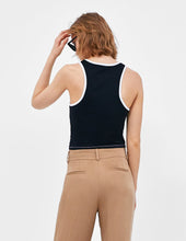 Top with Contrasting Trym